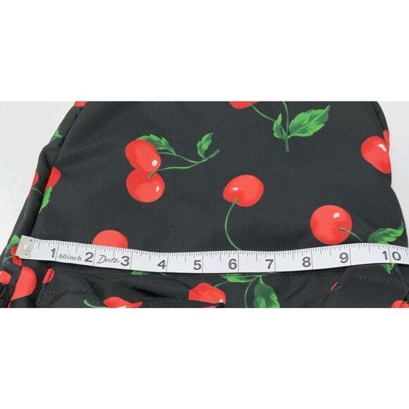 Cherry Pattern Laptop Backpack Shoulder Bag School Bookbag Daypack - Picture 4 of 5